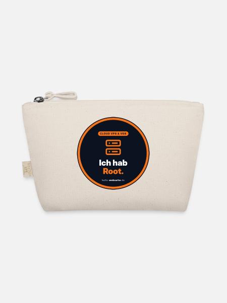 Ich Hab Root. Linux Admin Shirt - Bio-Täschchen - Natur