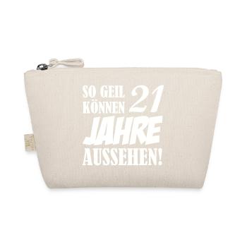 21_jahre_geil_01 - Bio-Täschchen - Natur - Vorne