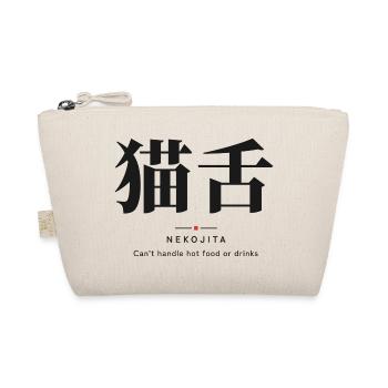 Nekojita 猫舌 — Katzenzunge - Bio-Täschchen - Natur - Vorne