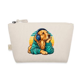 Golden Retriever Hundemama süße Haustierliebhaberin - Bio-Täschchen - Natur - Vorne