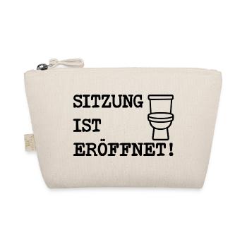 Sitzung ist eröffnet - Bio-Täschchen - Natur - Vorne