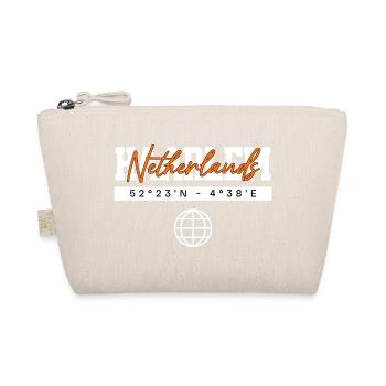 Haarlem Niederlande Koordinaten Reise Souvenir - Bio-Täschchen - Natur - Vorne