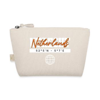 Utrecht Niederlande Koordinaten Reise Souvenir - Bio-Täschchen - Natur - Vorne