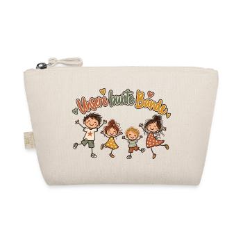 Familien Shirt personalisierbar mit Namen  - Bio-Täschchen - Natur - Vorne