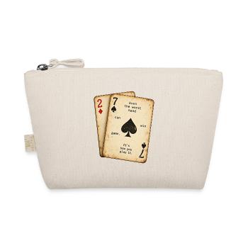 Poker Mindset – Schlechte Karten, starkes Spiel - Bio-Täschchen - Natur - Vorne