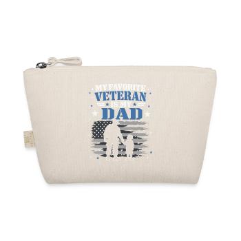 My Favorite Veteran Is My Dad Soldat - Bio-Täschchen - Natur - Vorne