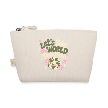 Let’s See The World Together - Bio-Täschchen - Natur - Vorne