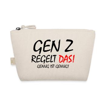 gen z regelt das - Bio-Täschchen - Natur - Vorne