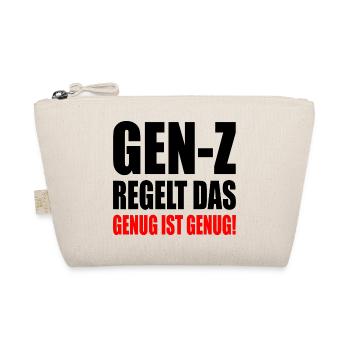 gen z regelt das - Bio-Täschchen - Natur - Vorne