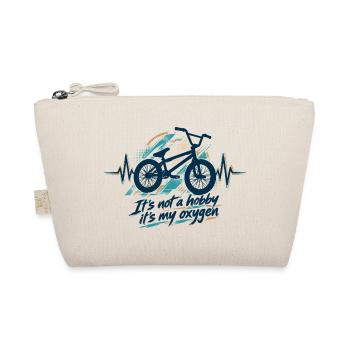 BMX Herzschlag EKG: It's Not a Hobby, It's Oxygen - Bio-Täschchen - Natur - Vorne