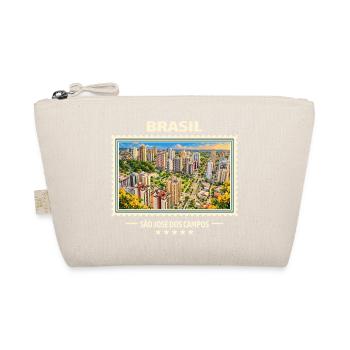 Brasilien São José dos Campos Vintage Reisemarke - Bio-Täschchen - Natur - Vorne