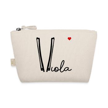 Viola-Bogen-Liebe - Bio-Täschchen - Natur - Vorne