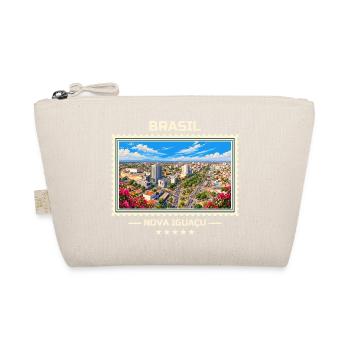 Brasilien Nova Iguaçu Vintage Reisemarke - Bio-Täschchen - Natur - Vorne