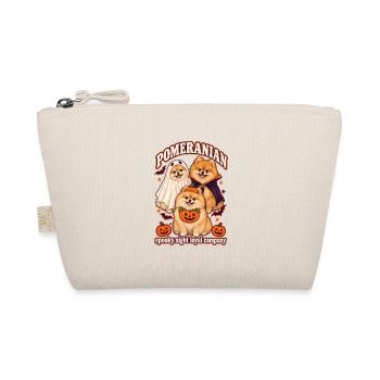 Spooky Night Loyal Company – Pomeranianisches Halloween - Bio-Täschchen - Natur - Vorne