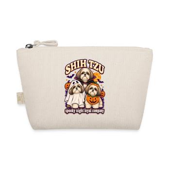 Spooky Night Loyal Company – Shih Tzu Halloween - Bio-Täschchen - Natur - Vorne