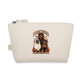 Spooky Night Loyal Company – Rottweiler Halloween - Bio-Täschchen - Natur - Vorne