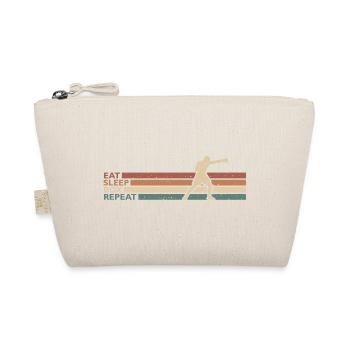 Eat Sleep Box Repeat Für Boxer Boxsport - Bio-Täschchen - Natur - Vorne