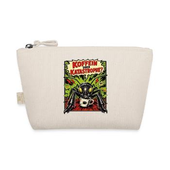 Koffein oder Katastrophe Horror-Ameise Retro Comic - Bio-Täschchen - Natur - Vorne