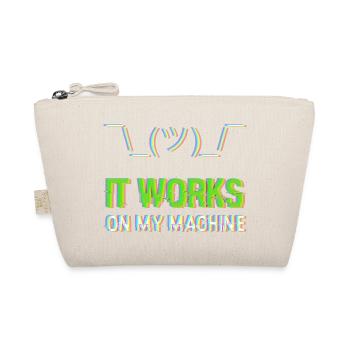 It Works On My Machine Programmierer IT Humor - Bio-Täschchen - Natur - Vorne