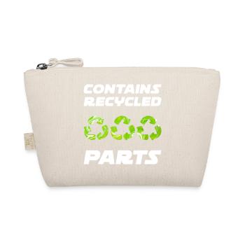 Contains Recycled Parts Organspende Transplantat - Bio-Täschchen - Natur - Vorne