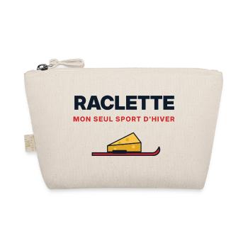 Raclette, meine einzige Wintersportart – Humor - Bio-Täschchen - Natur - Vorne