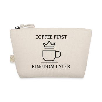 Coffee First Kingdom Later – Kaffee & Krone - Bio-Täschchen - Natur - Vorne