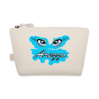 Arezza Blue Eyes-Logo auf Splash - Bio-Täschchen - Natur - Vorne