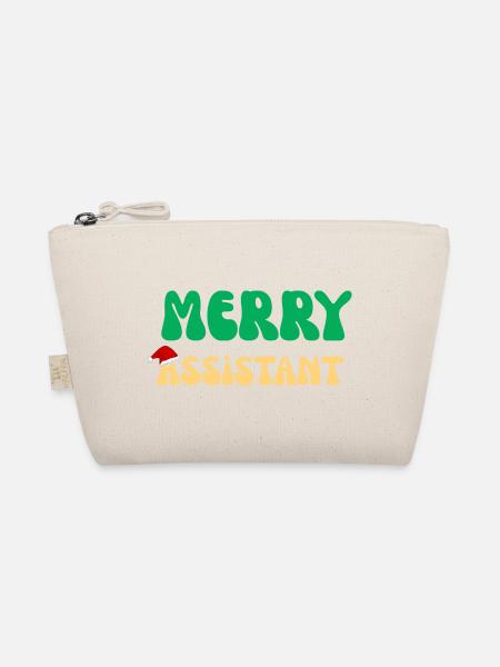 Frohe Assistenten-Weihnachten Virtuelles PA-Büro-Geschenk - Bio-Täschchen - Natur
