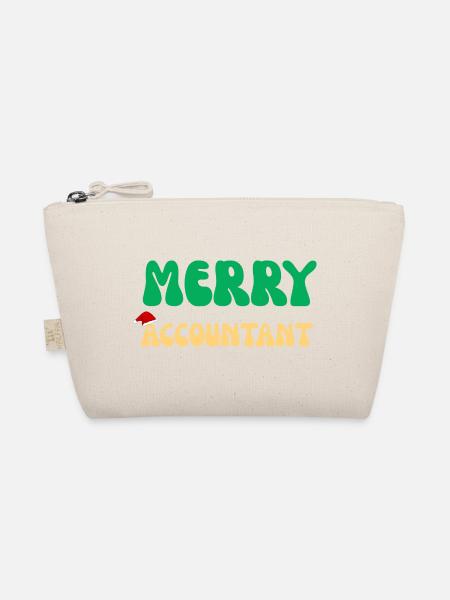 Frohe Buchhalter-Weihnachtspullover CPA-Bürogeschenk - Bio-Täschchen - Natur