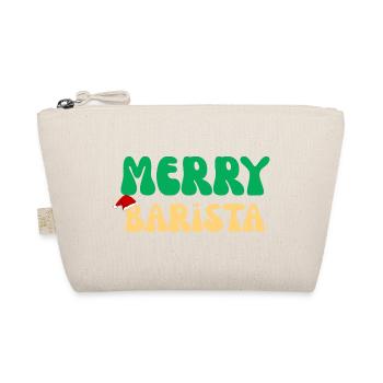Frohe Barista Weihnachtspullover Kaffeemaschine Geschenk - Bio-Täschchen - Natur - Vorne