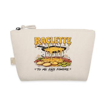 Raclette, Raclette-Fächer, geschmolzener Käse - Bio-Täschchen - Natur - Vorne