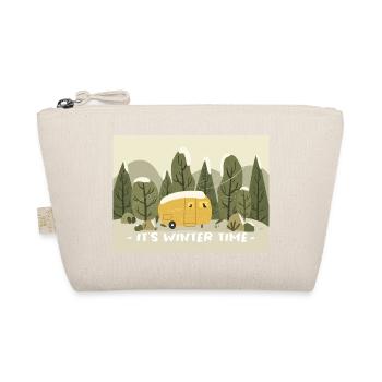 Retro Wohnmobil Winter Ready - Bio-Täschchen - Natur - Vorne