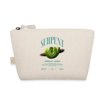 Green Tree Python Modern Reptile Keeper Streetwear - Bio-Täschchen - Natur - Vorne