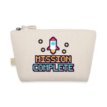 Pixel Mission Abgeschlossen - Bio-Täschchen - Natur - Vorne