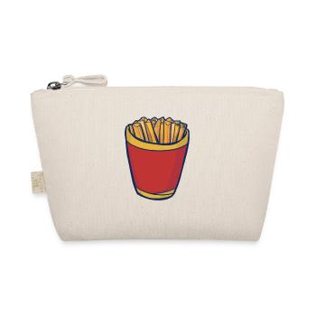 Fries Pop Art Crunch - Bio-Täschchen - Natur - Vorne