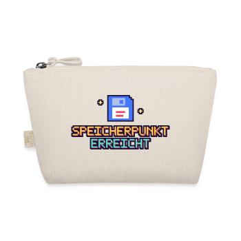 Floppy Pixel Speicherpunk - Bio-Täschchen - Natur - Vorne