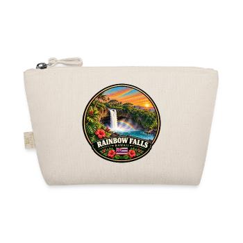Rainbow Falls Hawaii Wasserfall Natur Wald - Bio-Täschchen - Natur - Vorne