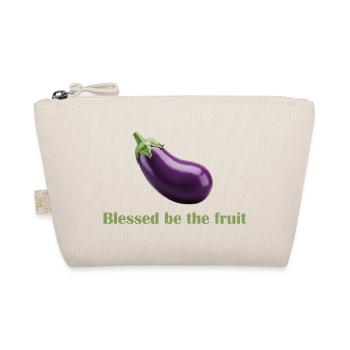Gesegnet sei die Frucht – Spaß-Shirt! - Bio-Täschchen - Natur - Vorne