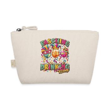 Fasching Drinking Team – Bunte Partygläser - Bio-Täschchen - Natur - Vorne