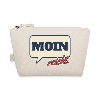 Moin reicht Norddeutsch Spruch - Bio-Täschchen - Natur - Vorne