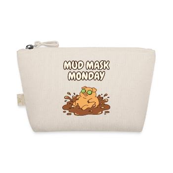 Mud Mask Montag Lustiger Schwein-Spa-Tag - Bio-Täschchen - Natur - Vorne
