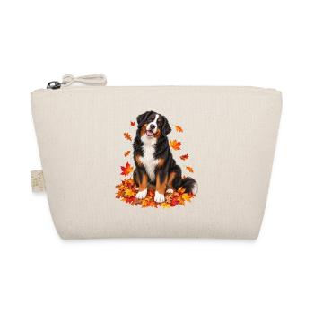 Berner Sennenhund Herbstliebe - Bio-Täschchen - Natur - Vorne