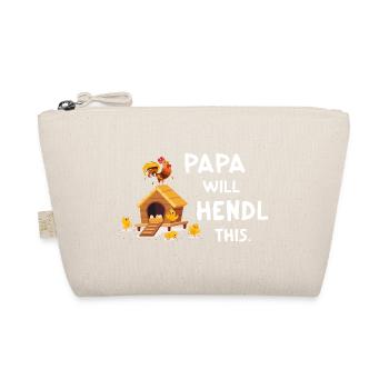 Papa Will Hendl This - Bio-Täschchen - Natur - Vorne