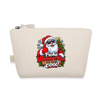 Frohe Weihnachten Bleibt Cool - Bio-Täschchen - Natur - Vorne