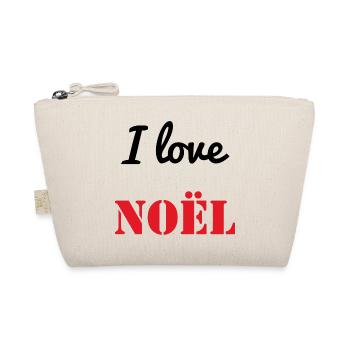 ICH LIEBE WEIHNACHTEN - Bio-Täschchen - Natur - Vorne