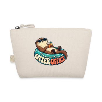 Otter Büro-Relax auf dem Schwimmreifen - Bio-Täschchen - Natur - Vorne