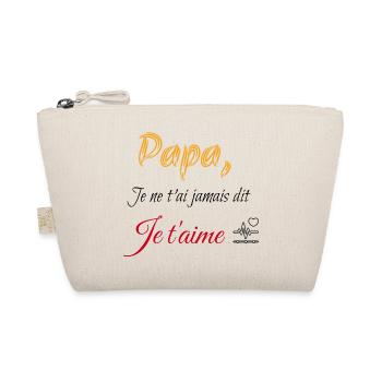 Papa--Ich-Hab-Nie-Gesagt-Dich-Dich - Bio-Täschchen - Natur - Vorne