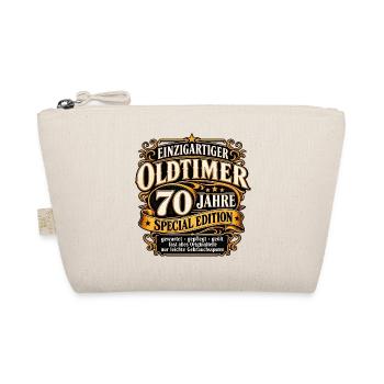 Einzigartiger Oldtimer 70 Jahre 70 Geburtstag - Bio-Täschchen - Natur - Vorne