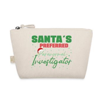 Santa`s Preferred Paranormal Ghost Hunter Gifts - Bio-Täschchen - Natur - Vorne