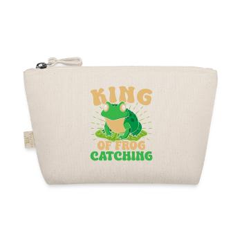 Frog Catcher King Of Frog - Bio-Täschchen - Natur - Vorne
